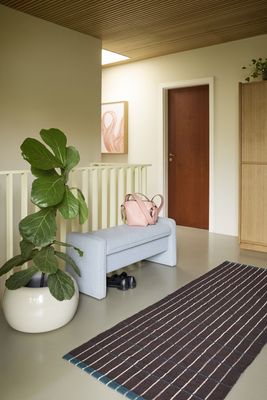 Hübsch Maru Krukor Stora Ljusgröna (set om 2) ø47xh27cm, ø37xh21cm Beige