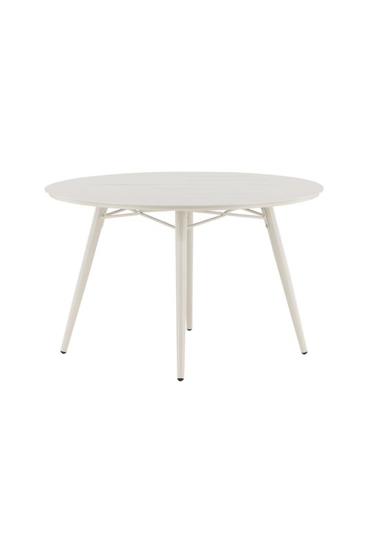 Venture Home Lina Bord - Elegant Runt Utebord i Beige