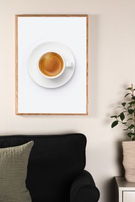 Venture Home Skimmed coffee Poster Brun