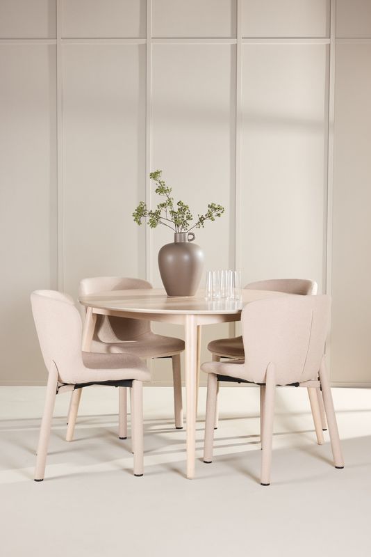 Venture Home Matbord Flora med Astoria Stol