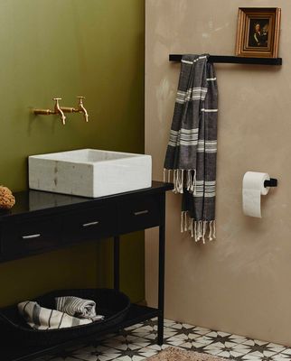 Nordal SOTRA Handdukshållare, Svart Metall