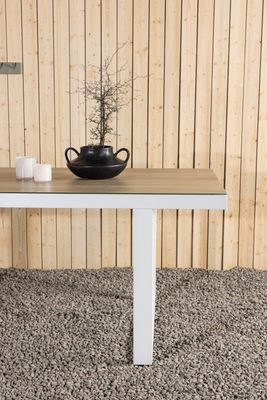 Venture Home Merlo Matbord i Aluminium och Glas