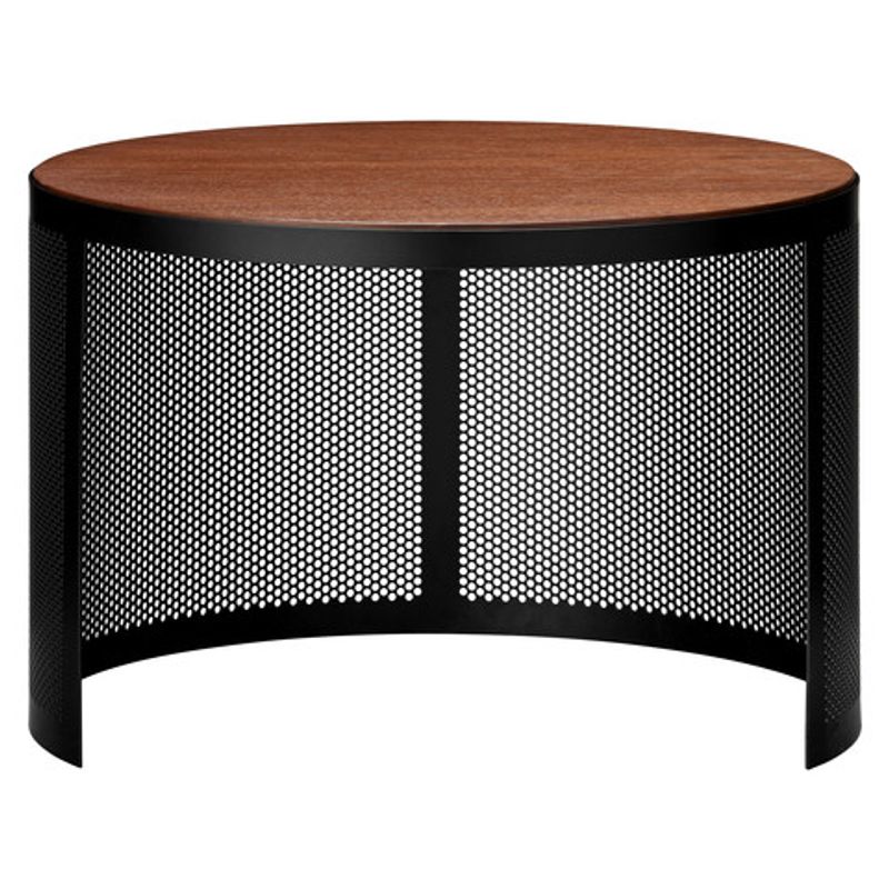 AYTM Pausillus Bord Walnut, Svart Ø46 cm
