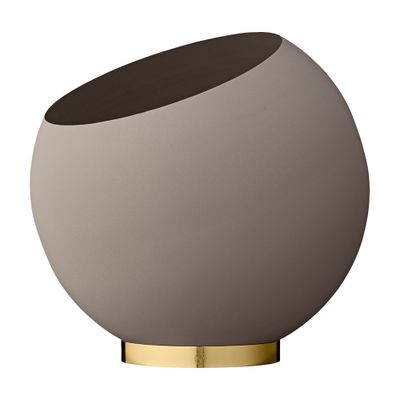 AYTM Globe Kruka Taupe Ø37 cm