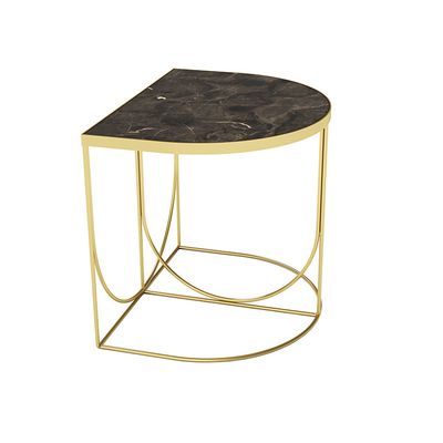 AYTM Sino Sidobord Guld, Brun 40x44.3 cm