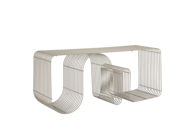 AYTM Curva Bänk Taupe 100x43.2 cm