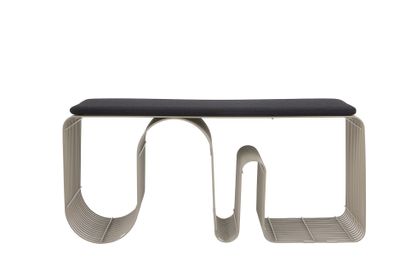 AYTM Curva Bänk Taupe 100x43.2 cm