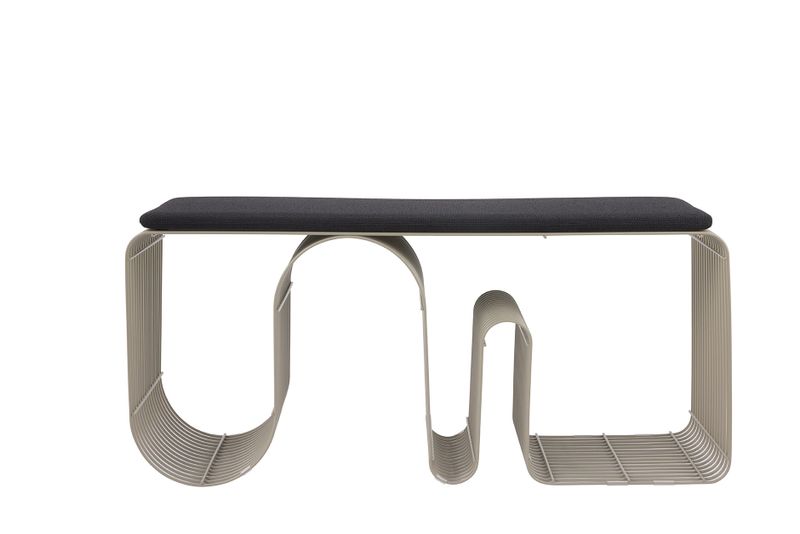 AYTM Curva Bänk Taupe 100x43.2 cm