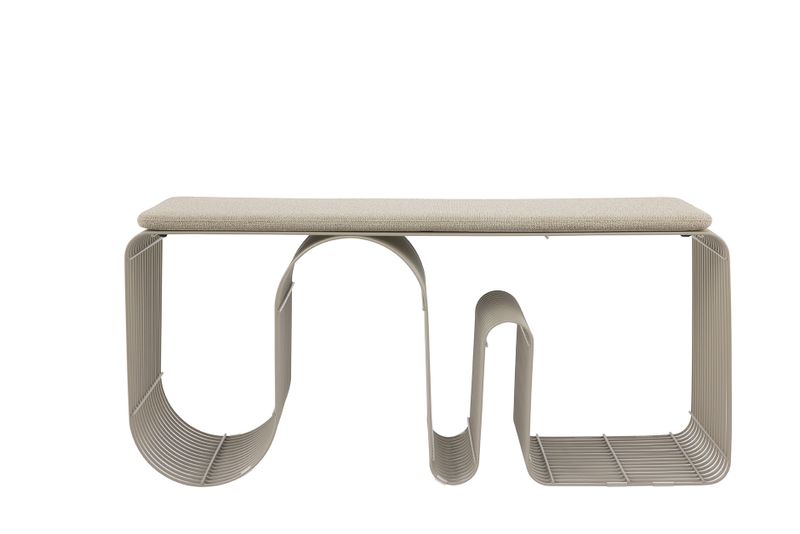 AYTM Curva Bänk Taupe 100x43.2 cm