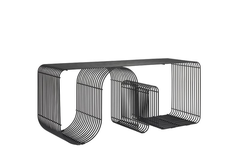 AYTM Curva Bänk Svart 100x43.2 cm