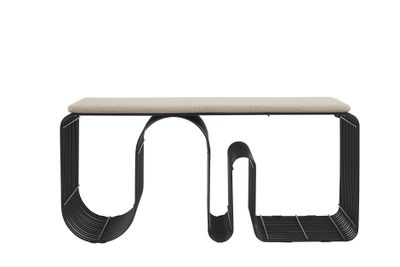AYTM Curva Bänk Svart 100x43.2 cm