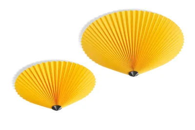 HAY Matin flush mount plafond Yellow, Ø38 cm