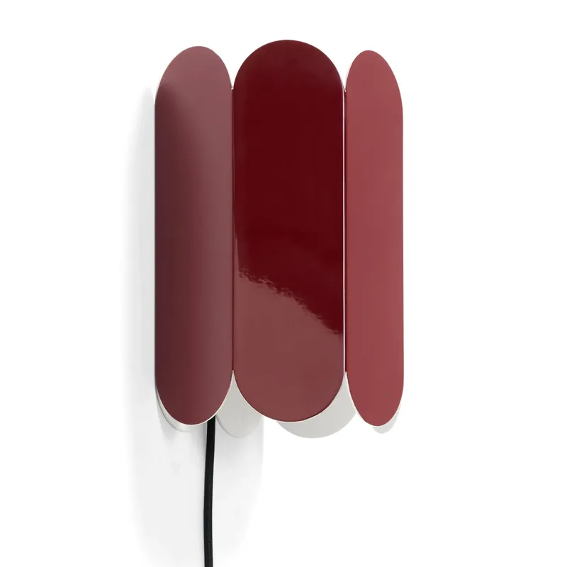 HAY Arcs wall switch vägglampa Auburn red