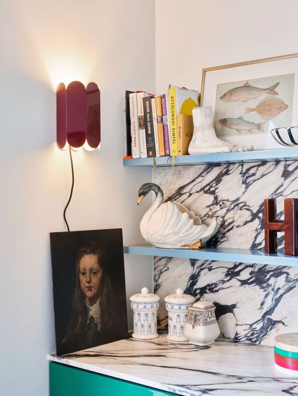 HAY Arcs wall switch vägglampa Auburn red