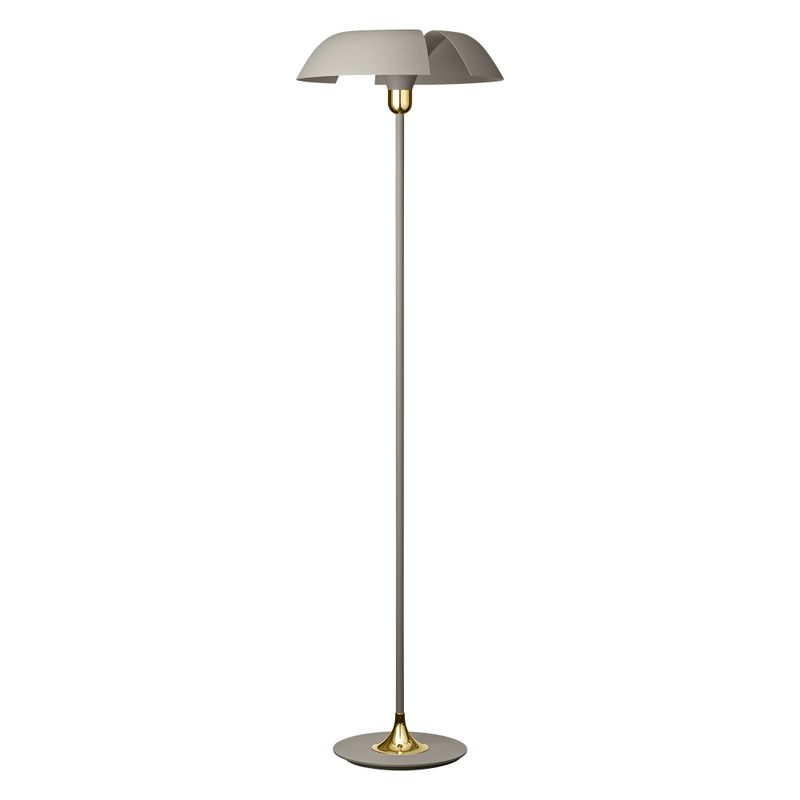 AYTM Cycnus Golvlampa Taupe, Guld Ø45 cm