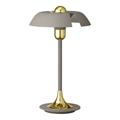 AYTM Cycnus Bordslampa Taupe, Guld Ø30 cm