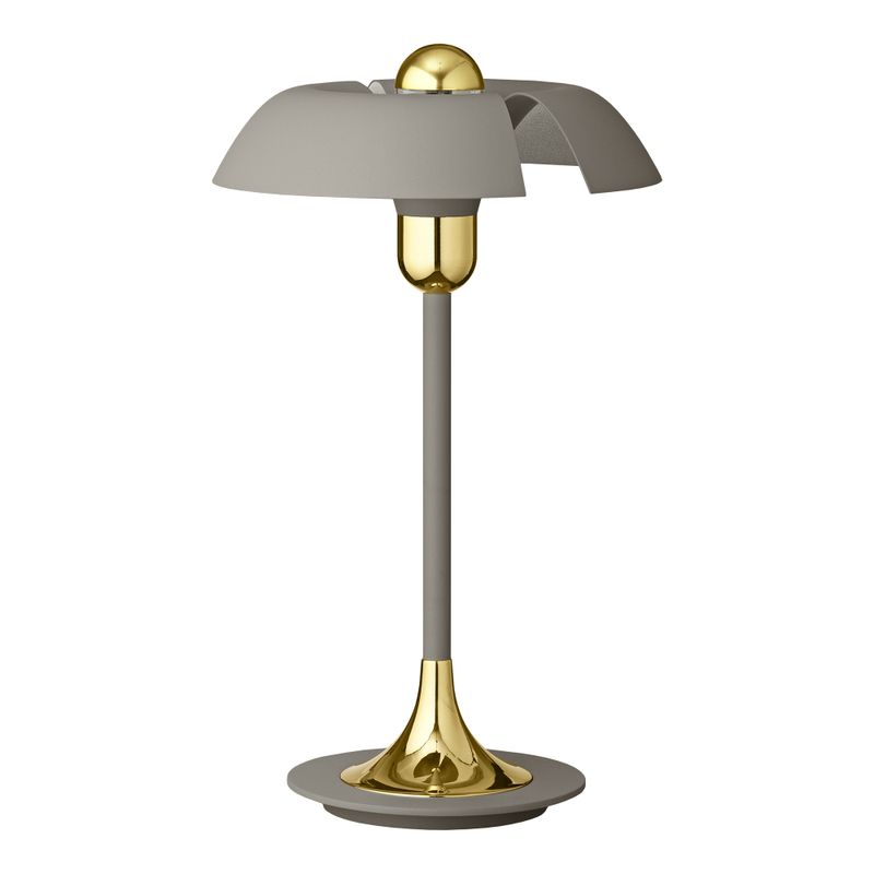 AYTM Cycnus Bordslampa Taupe, Guld Ø30 cm