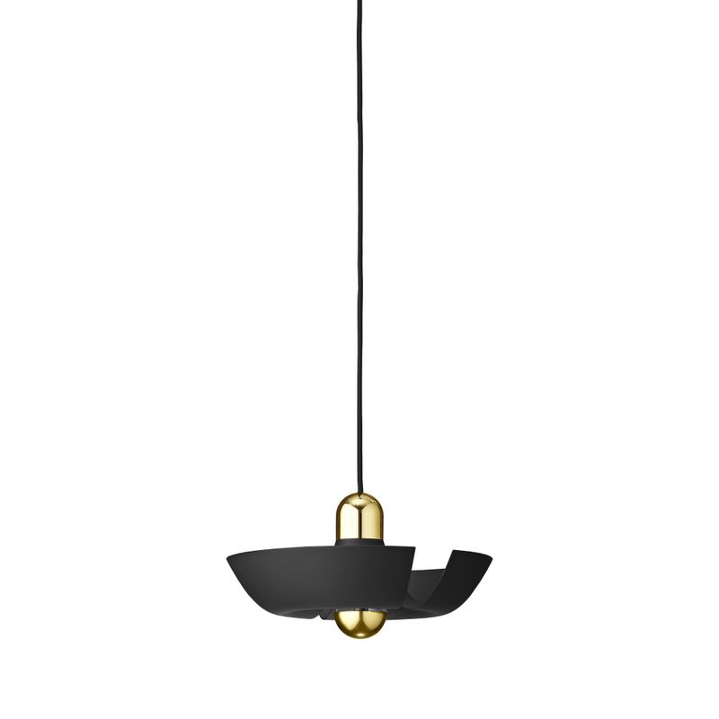 AYTM Cycnus Pendellampa Svart, Guld Ø30 cm
