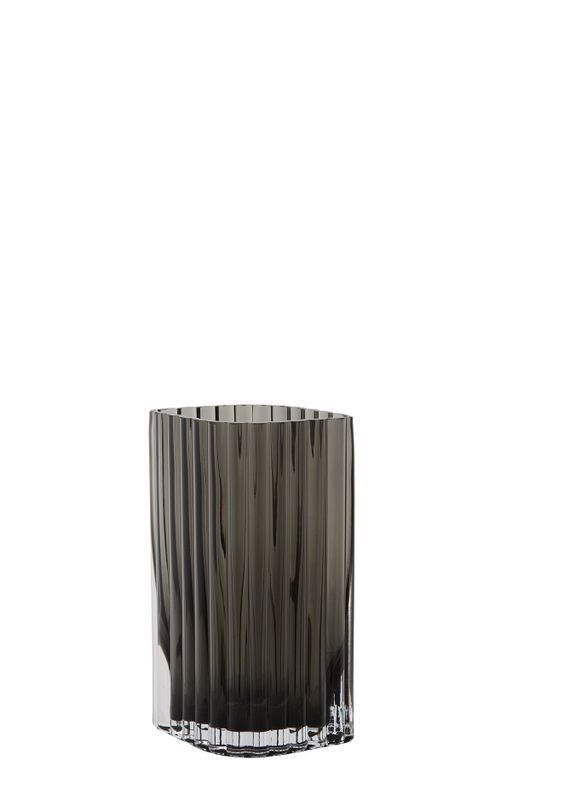AYTM Folium Vas Svart 12.6x20 cm
