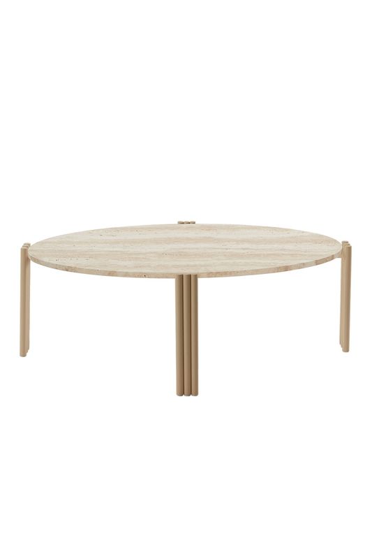 AYTM Tribus Soffbord Light Sand, Travertin 92.4x35 cm