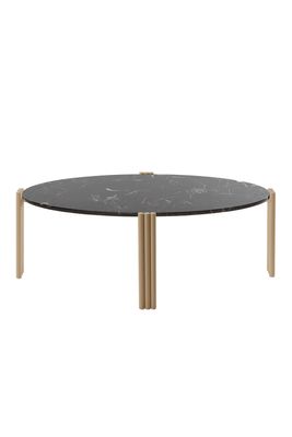 AYTM Tribus Soffbord Light Sand, Svart 92.4x35 cm
