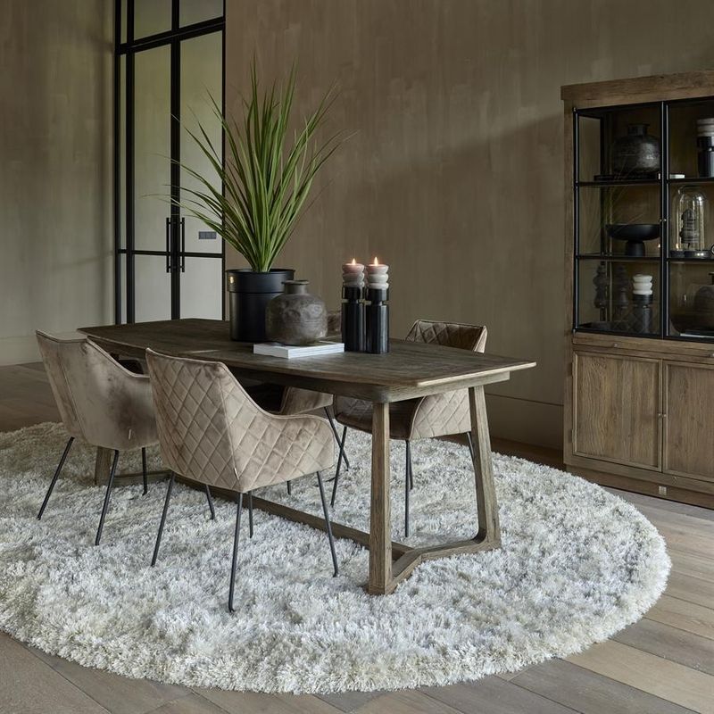 Riviera Maison Miller matbord brun
