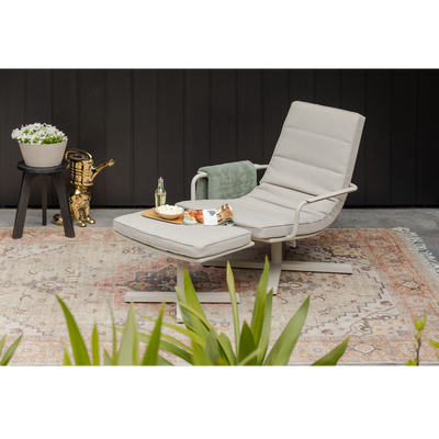 WOOOD COOSA Trädgårdssittpall Aluminium Sand