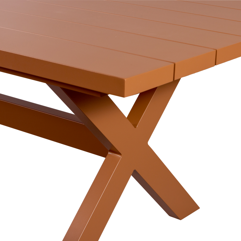 WOOOD DELTA PICKNICK Trädgårdsbord Aluminium TERRA 220x100cm