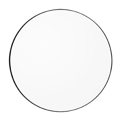 AYTM Circum Spegel Klar, Svart Ø90 cm