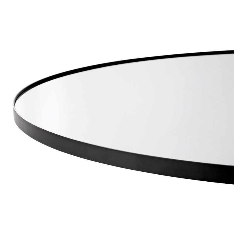 AYTM Circum Spegel Klar, Svart Ø70 cm