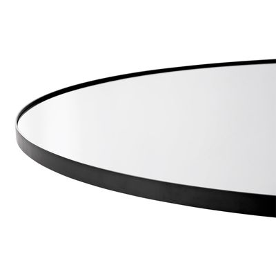 AYTM Circum Spegel Klar, Svart Ø90 cm