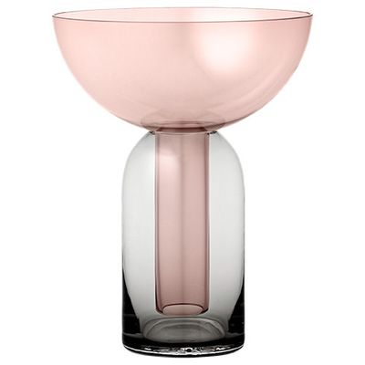 AYTM Torus Vas Svart, Rosa Ø15 cm