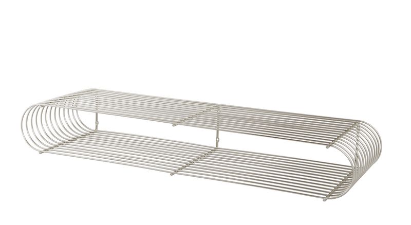 AYTM Curva Hylla Silver 80.4x12 cm