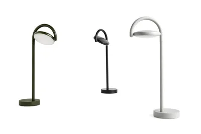 HAY Marselis bordslampa, Ash grey