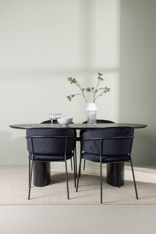 Venture Home Matgrupp Isolde med stolarna Selma