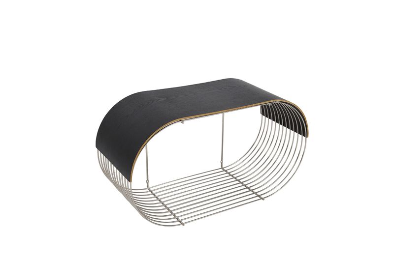 AYTM Curva Hylla Silver 61.4x33 cm