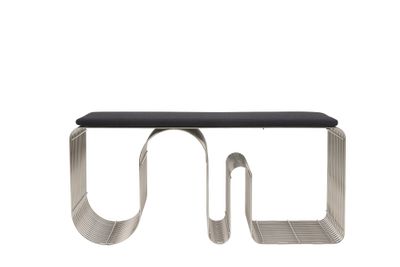 AYTM Curva Bänk Anthracite 95.5x2.5 cm