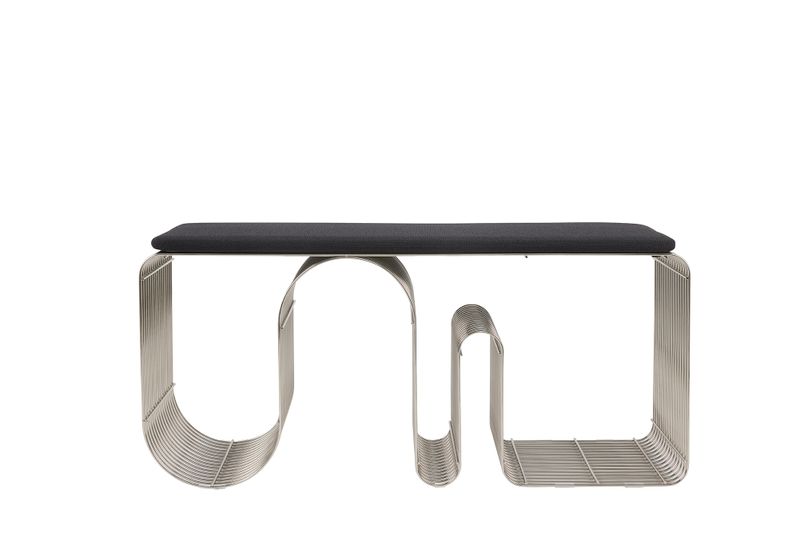 AYTM Curva Bänk Anthracite 95.5x2.5 cm