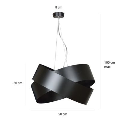 Emibig Lighting Taklampa VIENO SVART