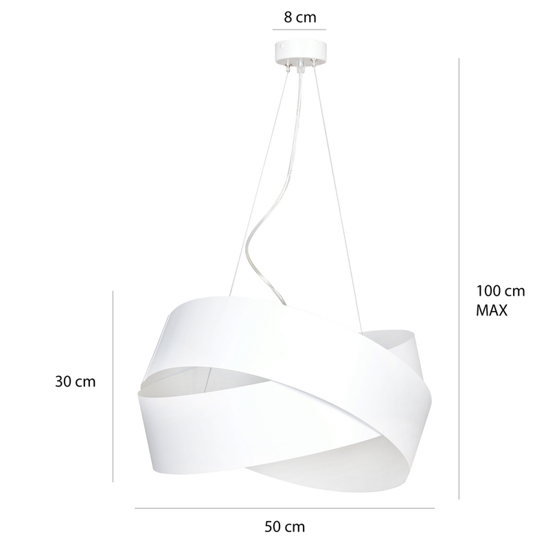 Emibig Lighting Taklampa VIENO VIT