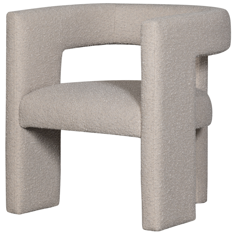WOOOD Tiwa Fåtölj Bouclé Beige