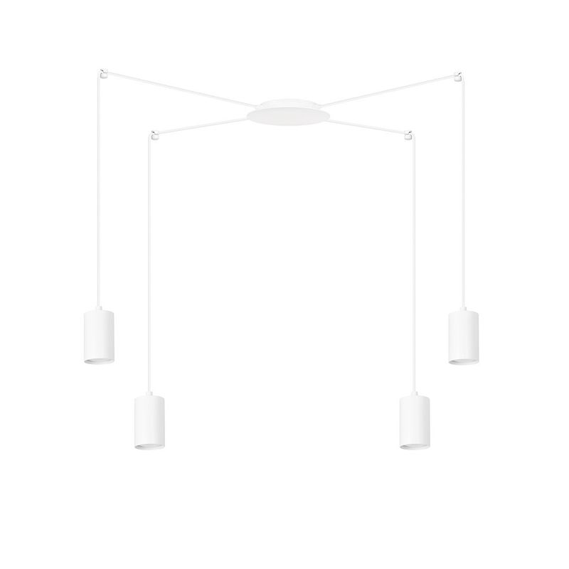 Emibig Lighting Taklampa TRAKER 4 VIT/VIT