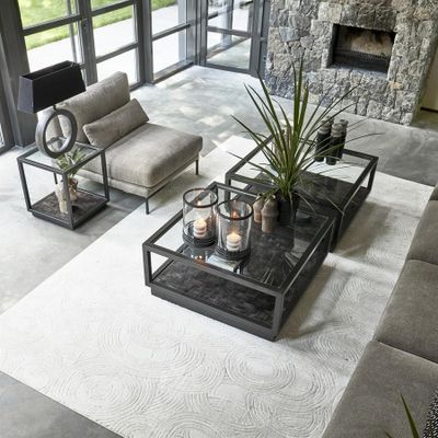Riviera Maison Delfina matta 230x160 cm gräddvit