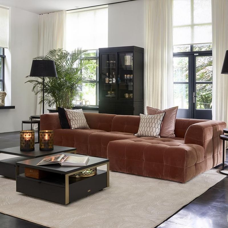 Riviera Maison Delfina matta 230x160 cm gräddvit