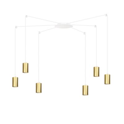 Emibig Lighting TRAKER 6 VIT/GULD