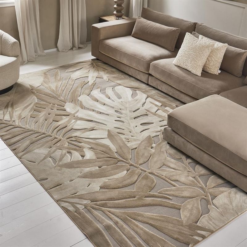 Riviera Maison Palmera matta 230x160 cm gräddvit