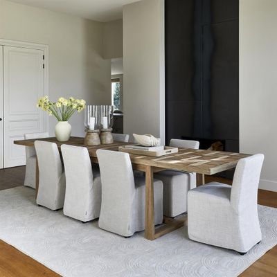 Riviera Maison Delfina matta 290x200 cm gräddvit