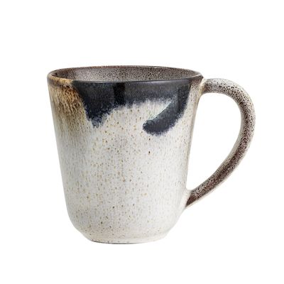 Bloomingville Jules Mugg, Grå, Stengods - 6-pack