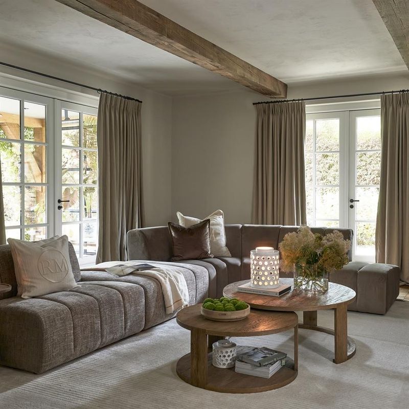 Riviera Maison Astoria soffbord brun
