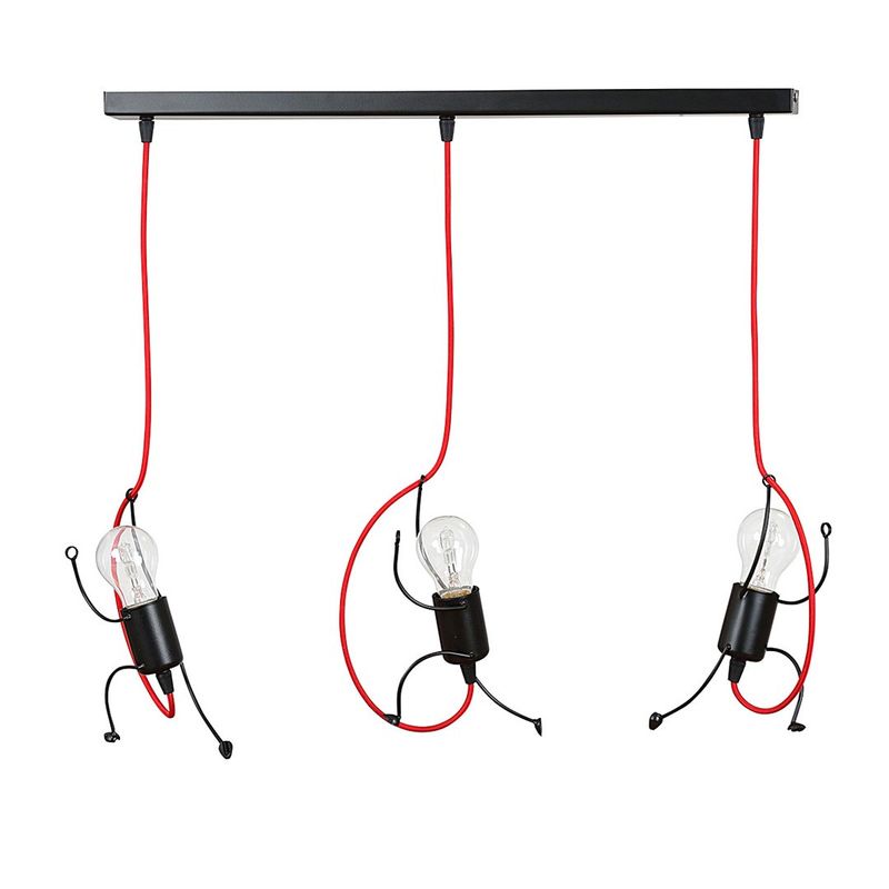 Emibig Lighting Taklampa BOBI 3 SVART